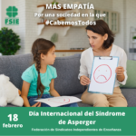 FSIE celebra el Día Mundial del Síndrome de ASPERGER pidiendo más empatía a la sociedad en su conjunto