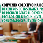 Publicado en BOE corrección de las tablas del XI Convenio Colectivo de Enseñanza Privada.