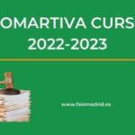 NORMATIVA CURSO ESCOLAR 2022/2023