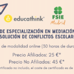 Curso Online: Resolución de Conflictos Escolares. Certificado por CAM