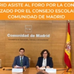 FSIE Madrid asiste al foro por la convivencia organizado por el Consejo Escolar de la Comunidad de Madrid